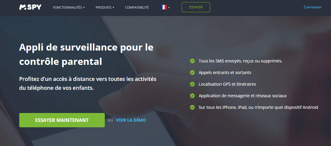 Mspy - applications de contrôle parental 